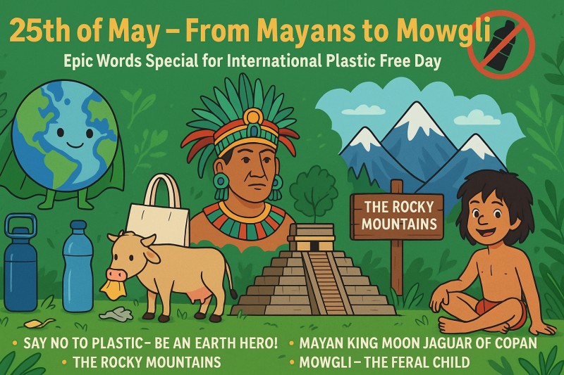 26th of May – From Mayans to Mowgli! 🌿