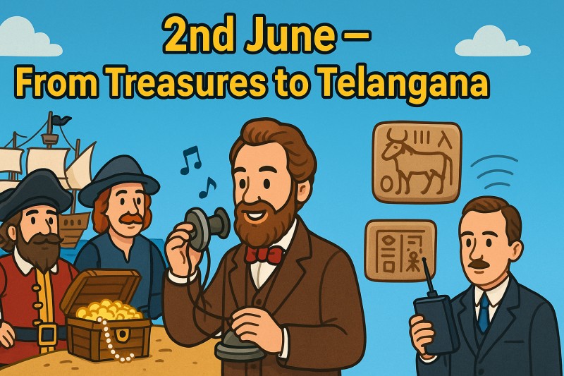 2nd June – From Treasures to Telangana!