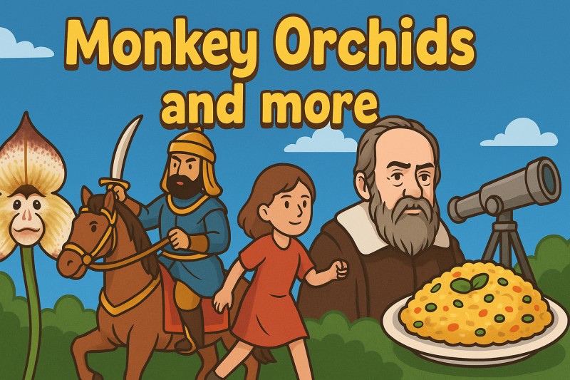 22nd June Events & The Monkey Orchid