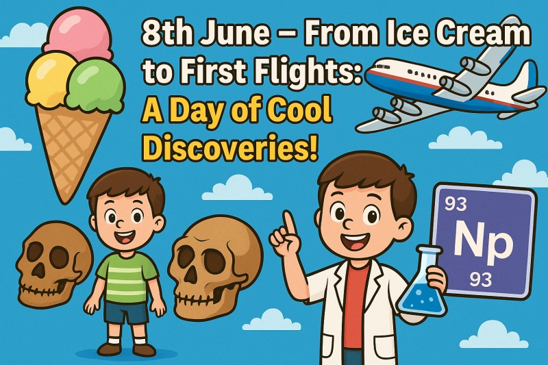 8th June – From Ice Cream to First Flights