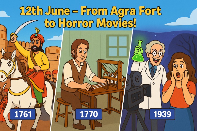 12th June – From Agra Fort to Horror Movies!