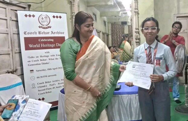 Prarona Wins The Coochbehar Heritage Talk Contest