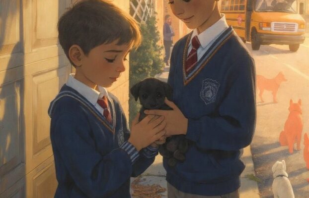 Puppy Saved: The Heartwarming Tale of two Students