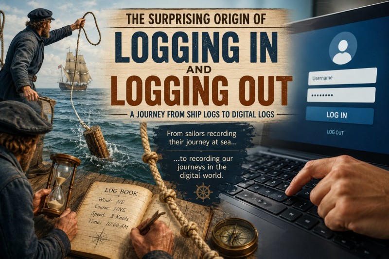 Logging In and Logging Out-The concept of the 1st “Log Book”