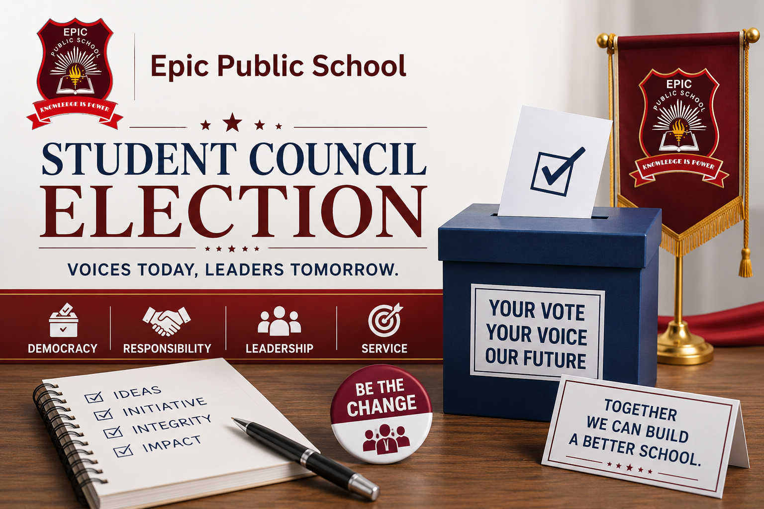 Leadership in Action: Student Council Election Campaign 2026-27 at Epic Public School