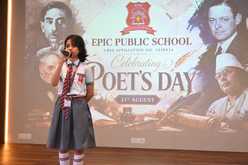 Poetry in action! – Poets’ Day celebration at Epic