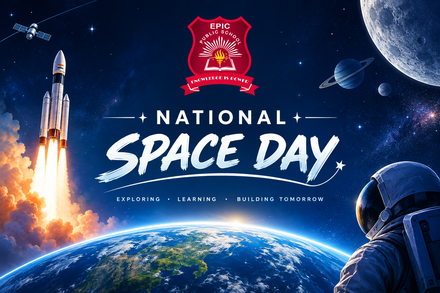 National Space Day Celebration at Epic: Reaching for the Stars